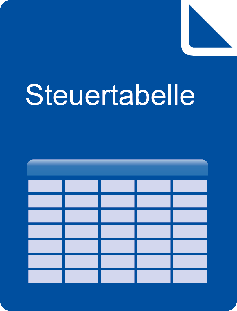 E-Book Steuertabelle